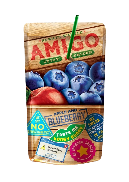 Apple and Blueberry