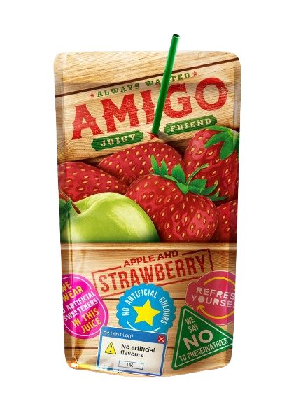 Apple and Strawberry